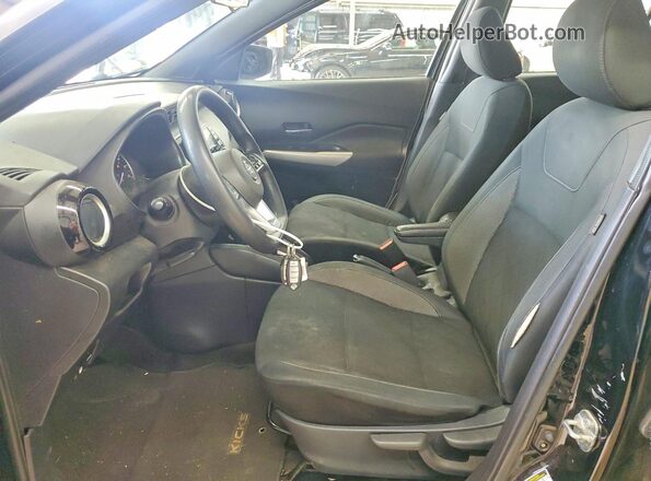 3N1CP5CV6LL546373 2020 NISSAN KICKS Черный Вид салона спереди