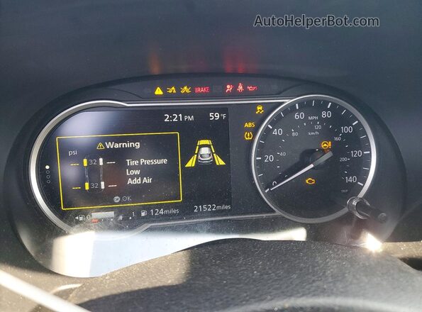 3N1CP5CV6LL549595 2020 NISSAN KICKS Black Vista del cuadro de instrumentos