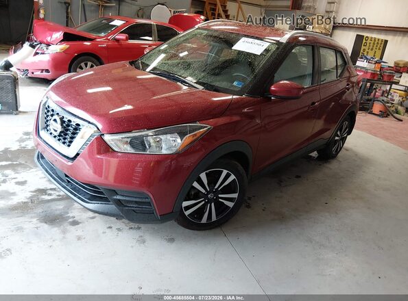 3N1CP5CV6LL569717 2020 NISSAN KICKS Red Vista tres cuartos delantera izquierda