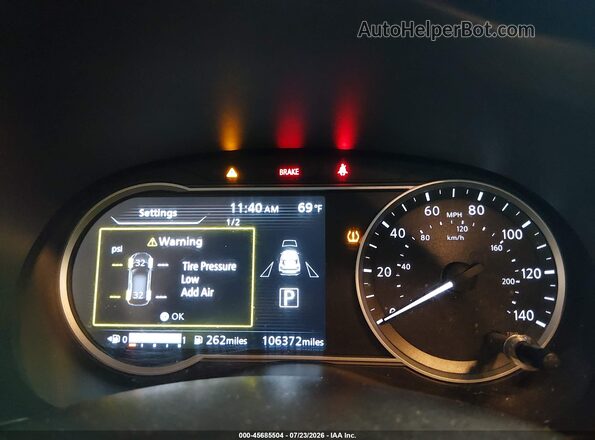 3N1CP5CV6LL569717 2020 NISSAN KICKS Red Vista de los asientos traseros