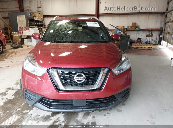3N1CP5CV6LL569717 2020 NISSAN KICKS Red Vista del cuadro de instrumentos