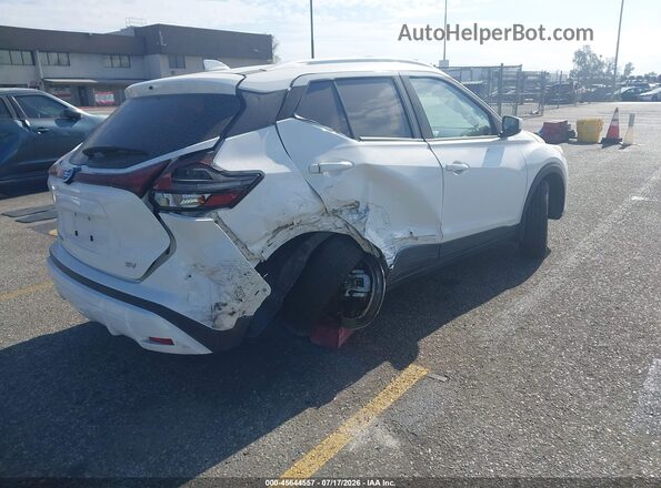3N1CP5CV6ML491117 2021 NISSAN KICKS Белый Задняя правая четверть