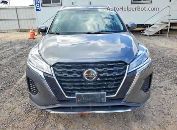 3N1CP5CV6ML515206 2021 NISSAN KICKS Black Front view
