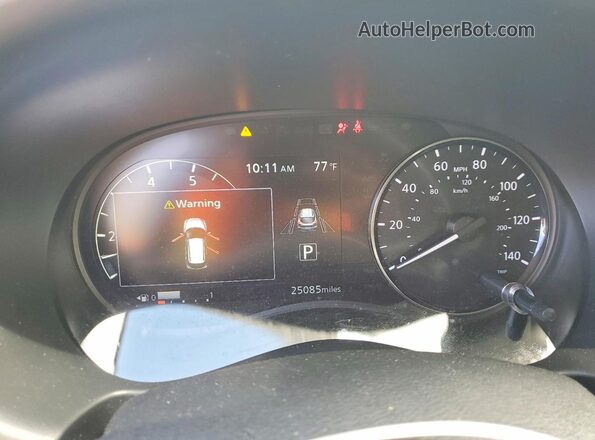 3N1CP5CV6ML515206 2021 NISSAN KICKS Black Instrument cluster view