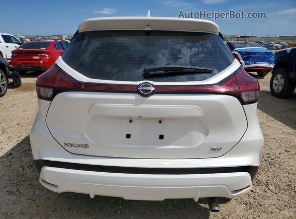 3N1CP5CV6NL473606 2022 NISSAN KICKS White Вид ззаду