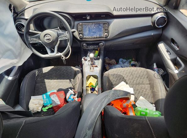 3N1CP5CV6NL516339 2022 NISSAN KICKS Gray წინა პანელის ხედი