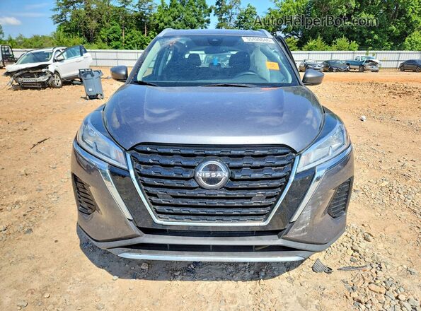 3N1CP5CV6NL516339 2022 NISSAN KICKS Gray წინა ხედი