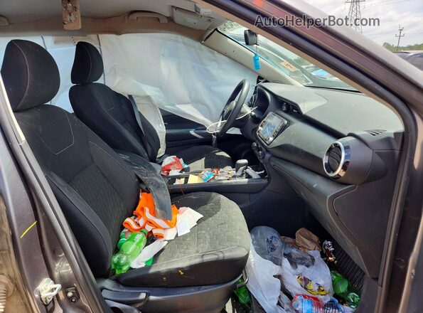 3N1CP5CV6NL516339 2022 NISSAN KICKS Gray წინა სალონის ხედი