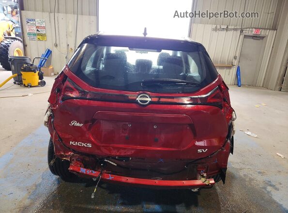 3N1CP5CV6PL508972 2023 NISSAN KICKS Red Widok z tyłu