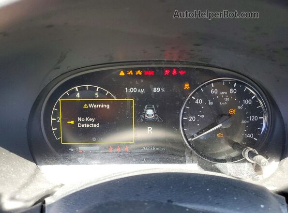 3N1CP5CV6PL514626 2023 NISSAN KICKS Silver Vista del cuadro de instrumentos