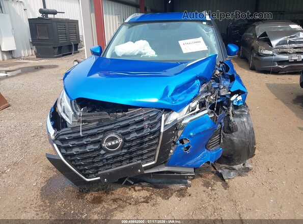 3N1CP5CV6RL478407 2024 NISSAN KICKS Blue Instrument cluster view