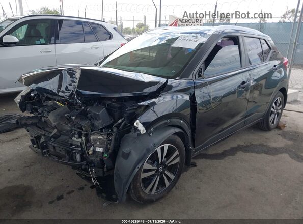 3N1CP5CV7LL543059 2020 NISSAN KICKS Черный Передняя левая четверть