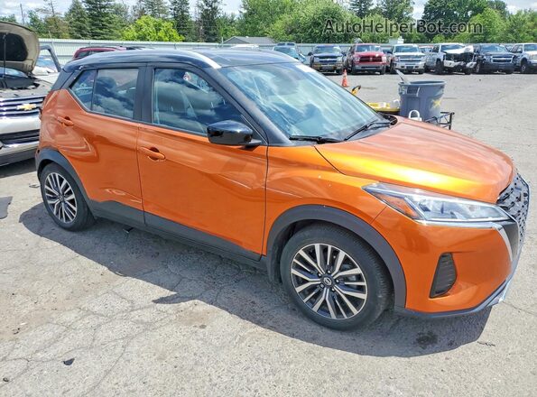 3N1CP5CV7ML470583 2021 NISSAN KICKS Orange წინა მარჯვენა