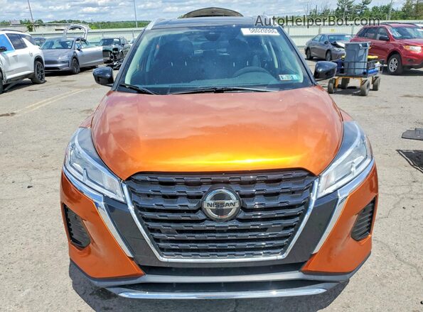 3N1CP5CV7ML470583 2021 NISSAN KICKS Orange წინა ხედი