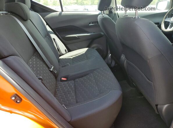 3N1CP5CV7ML470583 2021 NISSAN KICKS Orange უკანა სალონის ხედი
