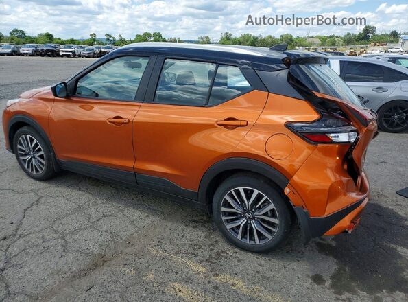 3N1CP5CV7ML470583 2021 NISSAN KICKS Orange უკანა მარცხენა
