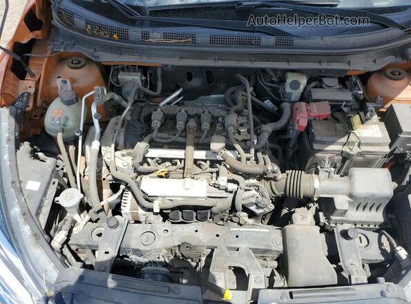 3N1CP5CV7ML470583 2021 NISSAN KICKS Orange ძრავის განყოფილების ხედი