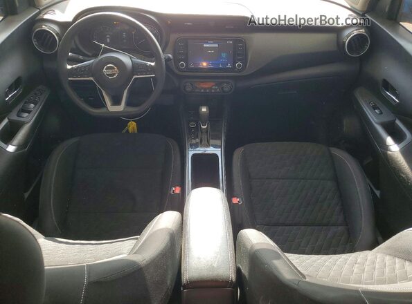 3N1CP5CV7ML486427 2021 NISSAN KICKS Blue Առջևի վահանակի տեսք