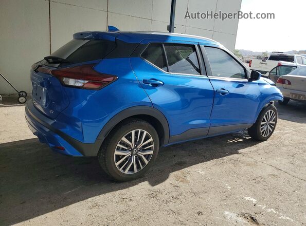 3N1CP5CV7ML486427 2021 NISSAN KICKS Blue Հետևի աջ