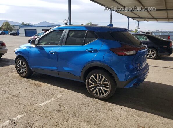 3N1CP5CV7ML486427 2021 NISSAN KICKS Blue Հետևի ձախ