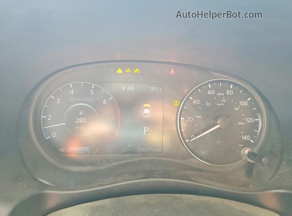 3N1CP5CV7ML486427 2021 NISSAN KICKS Blue Սարքավորումների վահանակի տեսք
