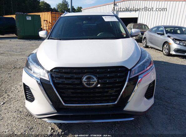 3N1CP5CV7ML523833 2021 NISSAN KICKS White Instrument cluster view