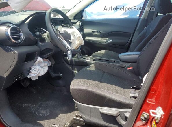 3N1CP5CV7ML531804 2021 NISSAN KICKS Red Front interior view