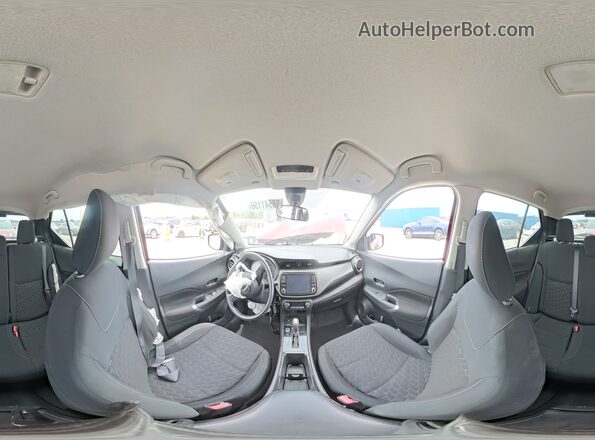 3N1CP5CV7ML531804 2021 NISSAN KICKS Red 360 interior view