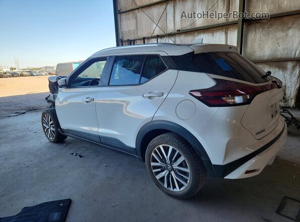 3N1CP5CV7ML548618 2021 NISSAN KICKS White Trasero izquierdo