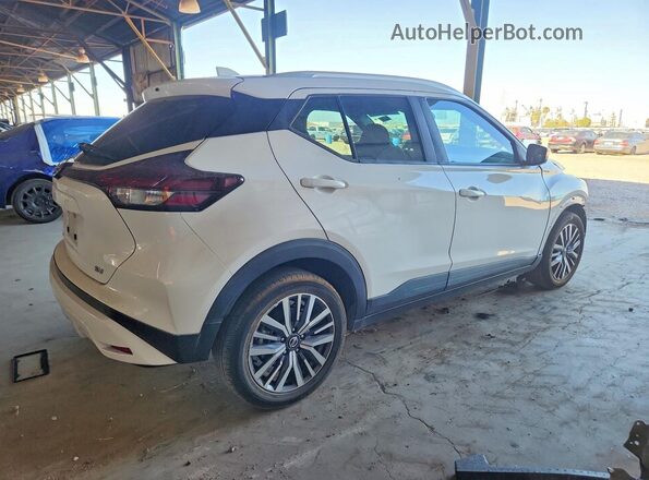 3N1CP5CV7ML548618 2021 NISSAN KICKS White Trasero derecho