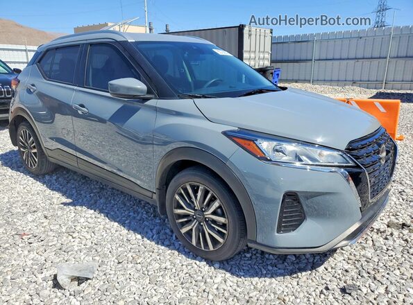 3N1CP5CV7NL519296 2022 NISSAN KICKS Gray Delantero derecho