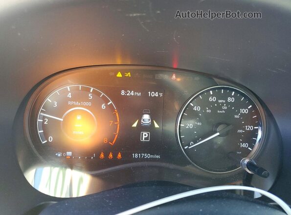 3N1CP5CV7NL519296 2022 NISSAN KICKS Gray Vista del cuadro de instrumentos