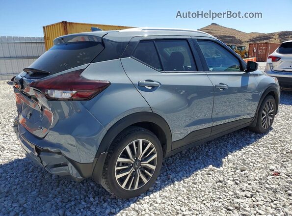 3N1CP5CV7NL519296 2022 NISSAN KICKS Gray Trasero derecho