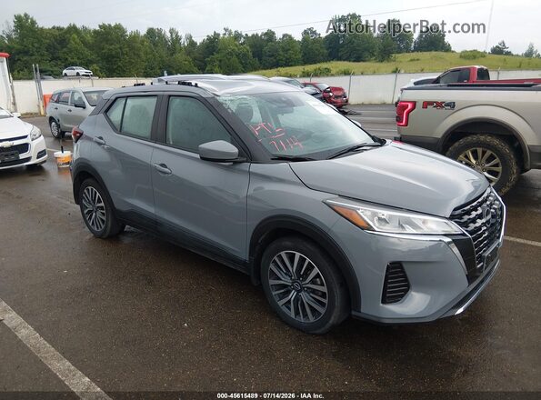 3N1CP5CV7PL496783 2023 NISSAN KICKS Blue Widok z przodu