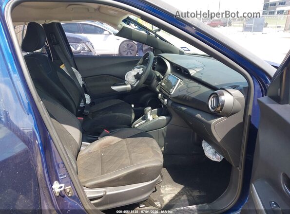 3N1CP5CV8LL507879 2020 NISSAN KICKS Blue Вид салону спереду