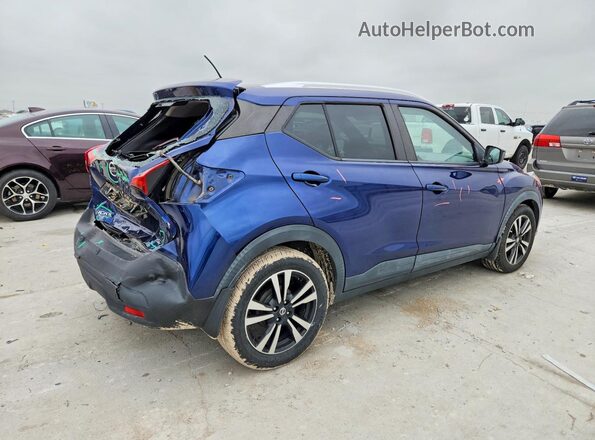 3N1CP5CV8LL535052 2020 NISSAN KICKS Blue Trasero derecho