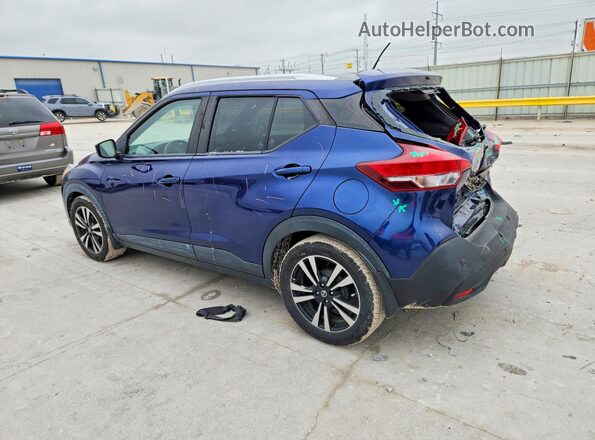 3N1CP5CV8LL535052 2020 NISSAN KICKS Blue Trasero izquierdo