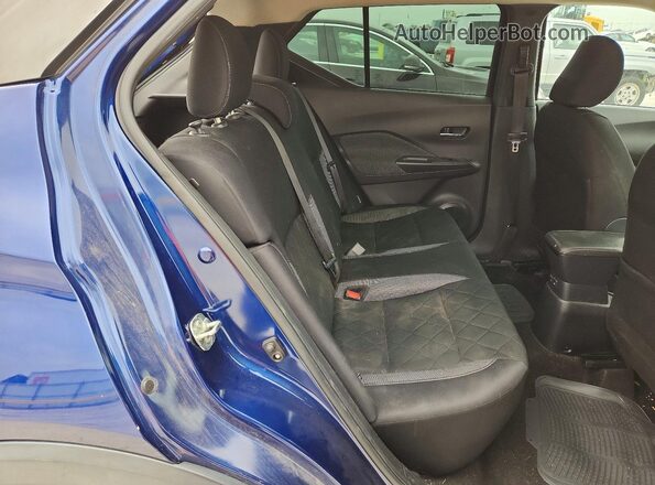 3N1CP5CV8LL535052 2020 NISSAN KICKS Blue Vista interior trasera