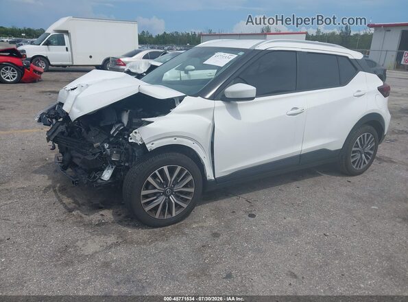 3N1CP5CV8ML466302 2021 NISSAN KICKS White Przód lewy