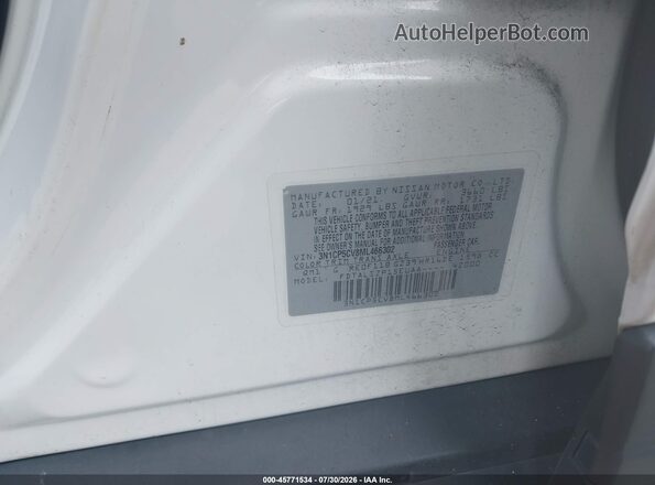 3N1CP5CV8ML466302 2021 NISSAN KICKS White Widok komory silnika