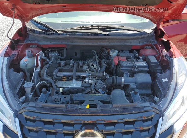 3N1CP5CV8ML523680 2021 NISSAN KICKS Red Vista del compartimento del motor
