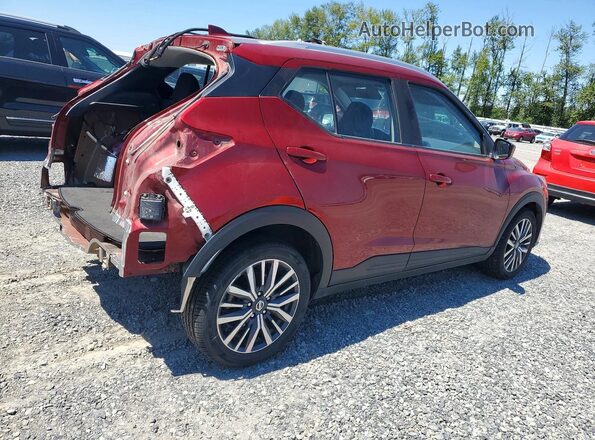 3N1CP5CV8ML523680 2021 NISSAN KICKS Red Trasero derecho
