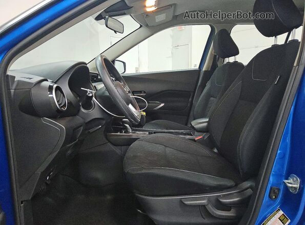 3N1CP5CV8ML528877 2021 NISSAN KICKS Blue Սալոնի դիմացի տեսք
