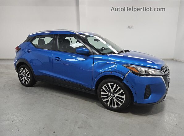 3N1CP5CV8ML528877 2021 NISSAN KICKS Blue 