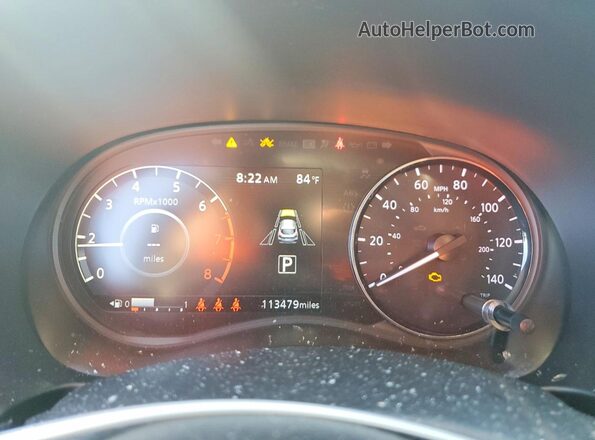 3N1CP5CV8ML530984 2021 NISSAN KICKS Gray Vista del cuadro de instrumentos