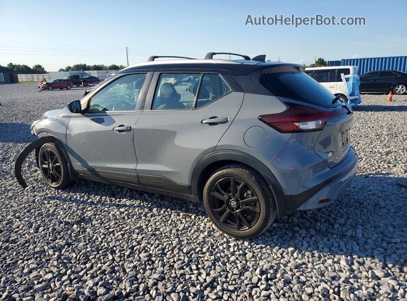 3N1CP5CV8ML530984 2021 NISSAN KICKS Gray Trasero izquierdo