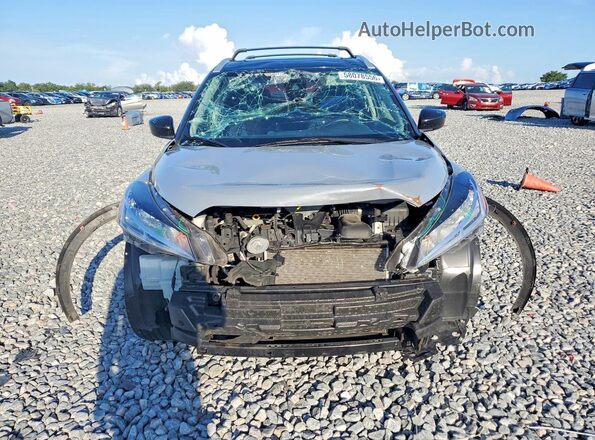 3N1CP5CV8ML530984 2021 NISSAN KICKS Gray Vista frontal