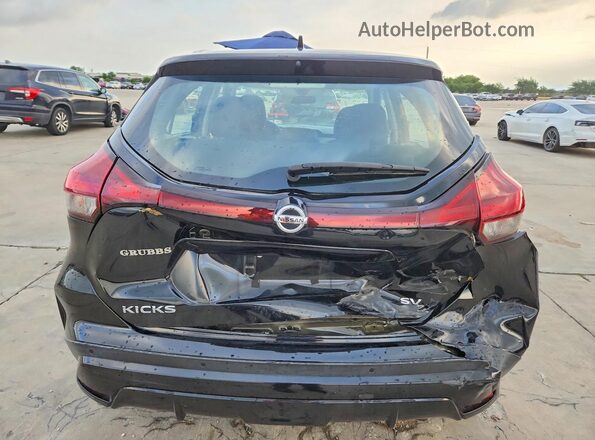 3N1CP5CV8ML532119 2021 NISSAN KICKS Black Вид ззаду