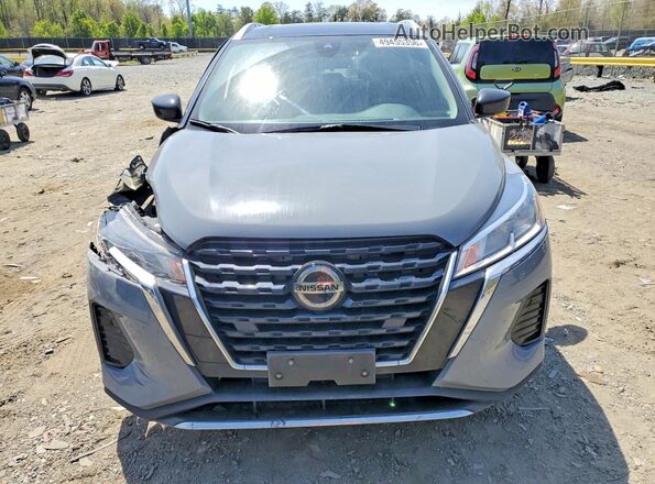 3N1CP5CV8ML533805 2021 NISSAN KICKS Gray Դիմացի տեսք