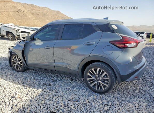 3N1CP5CV8ML545209 2021 NISSAN KICKS Gray Trasero izquierdo
